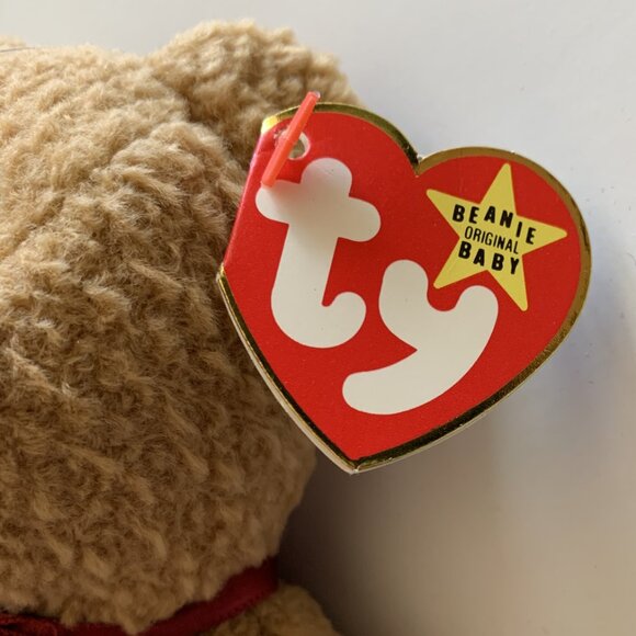 TY Beanie Babies - Curly - 1996 Original Retired (Brown Nose) - Style 4052 - Picture 12 of 14